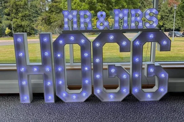 Custom Signage - Mr & Mrs Hogg