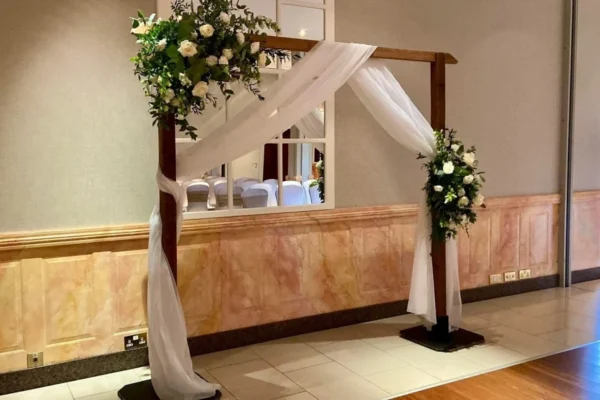 Rectangular Wooden Arch