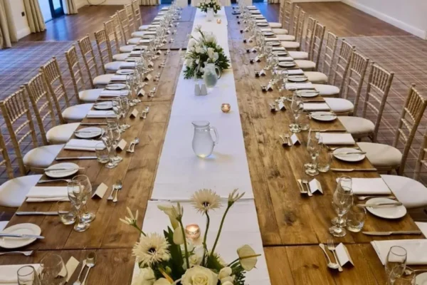 Rustic Trestle Table